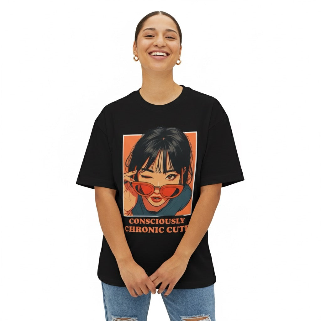 Oversized Graphic Tee – Women's Edition WT001