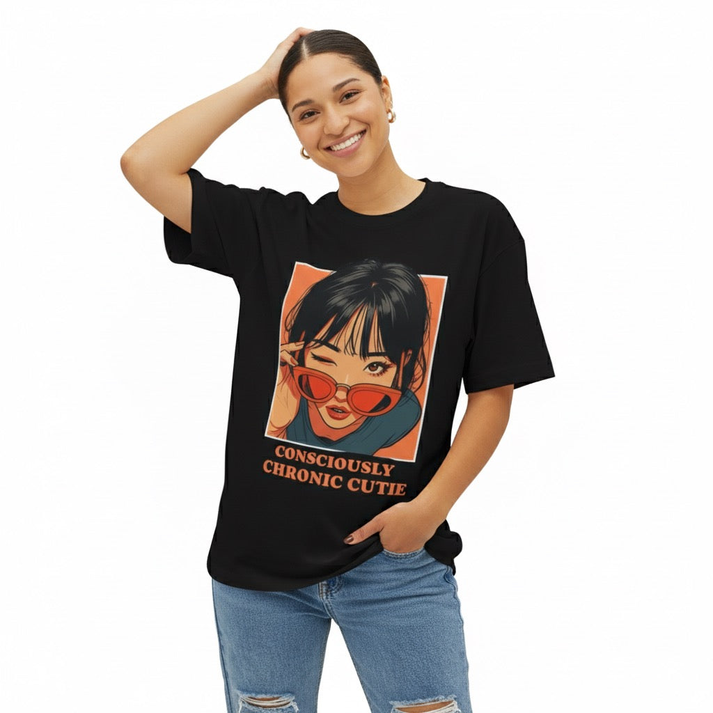 Oversized Graphic Tee – Women's Edition WT001
